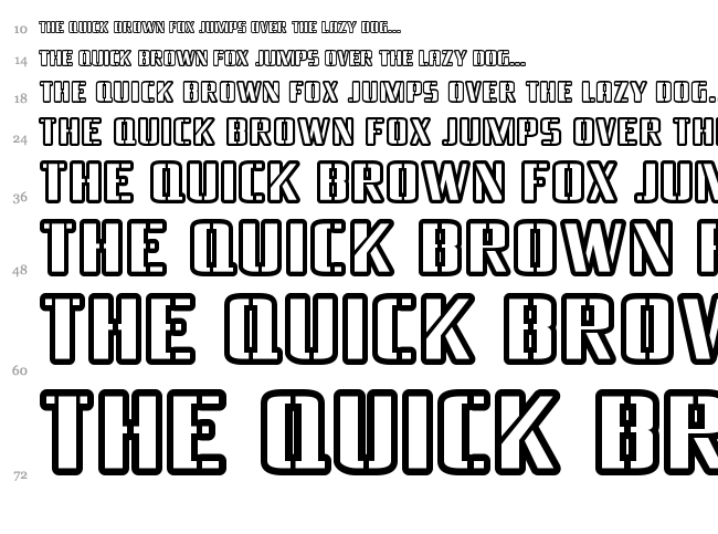 Braeside font waterfall